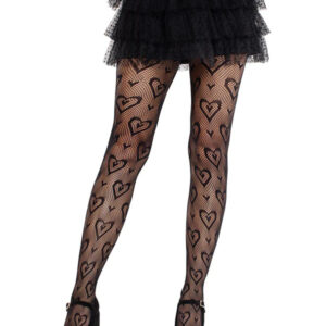 Cherie Heart Net Tights