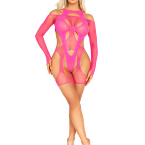 Fishnet Garter Harness