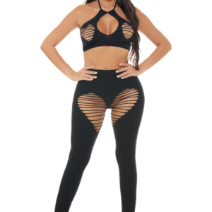 Halter Bra and Legging 2 Piece Set