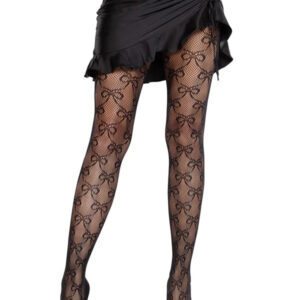 Bow Babe Net Tights