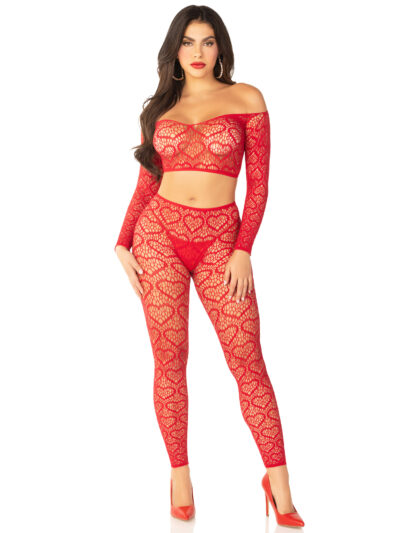 Croptop and Footless Tights