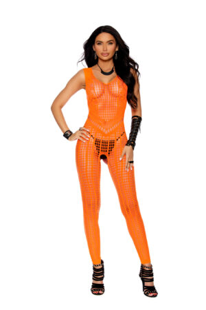 Footless Bodystocking with Open Crotch