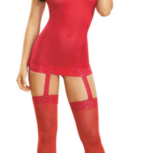 Sheer Garter Dress