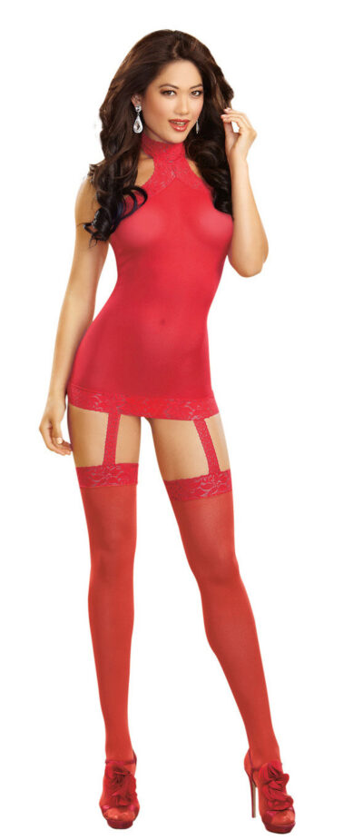 Sheer Garter Dress