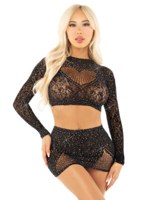Lace and Crop Top