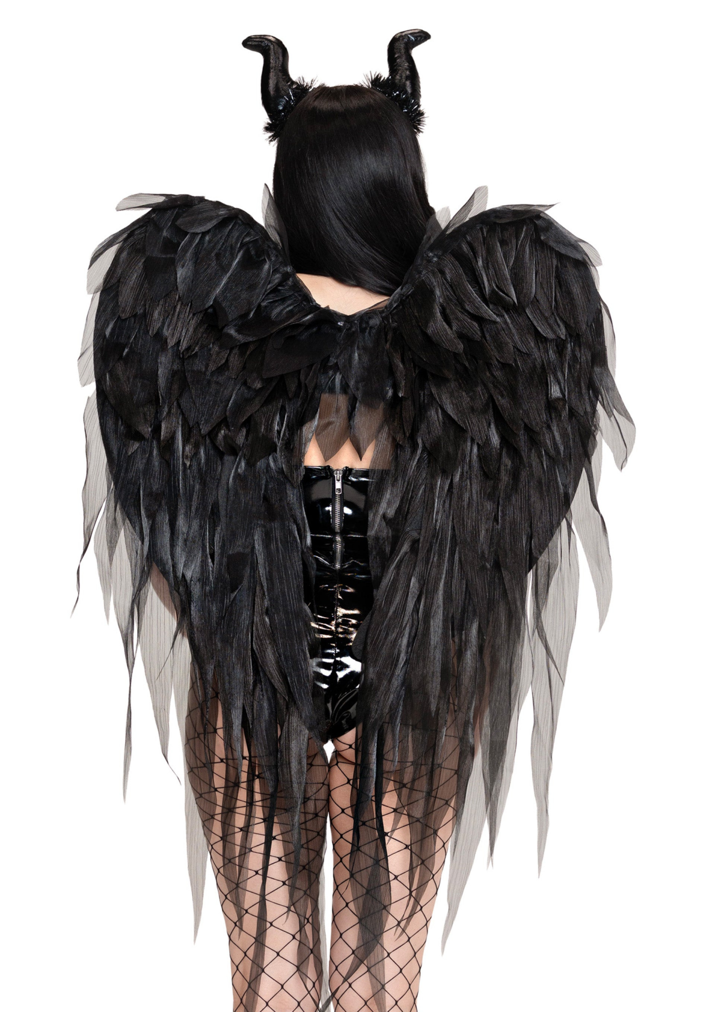 Dark Enchantress Wings and Horn Headband 2